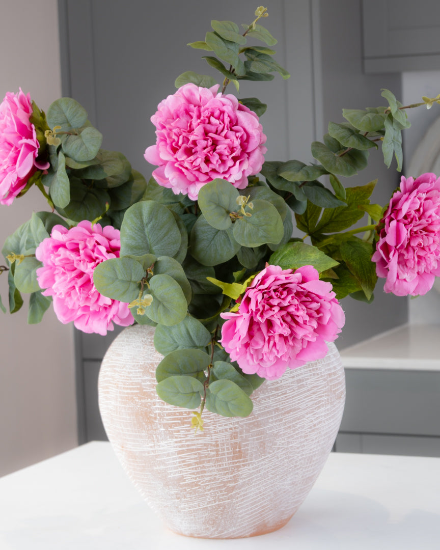 Real-Touch Open Peony - Pink