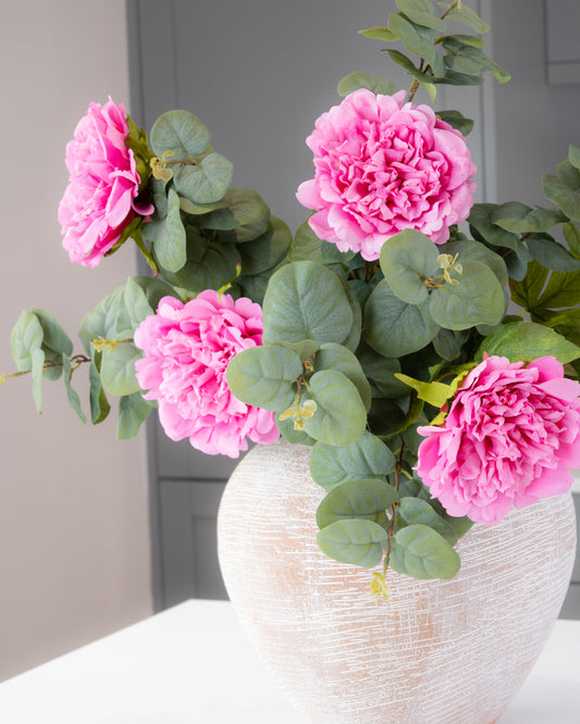 Real-Touch Open Peony - Pink
