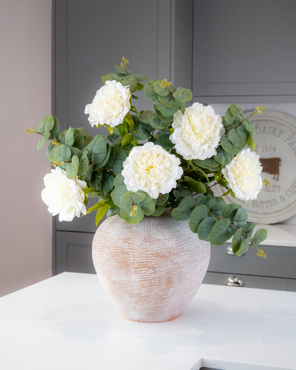 Real-Touch Open Peony - Cream