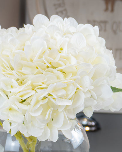 White Hydrangea Fishbowl