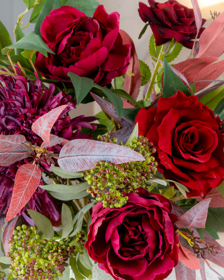 Merlot & Rose Bouquet