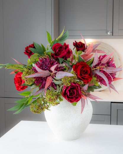 Merlot & Rose Bouquet