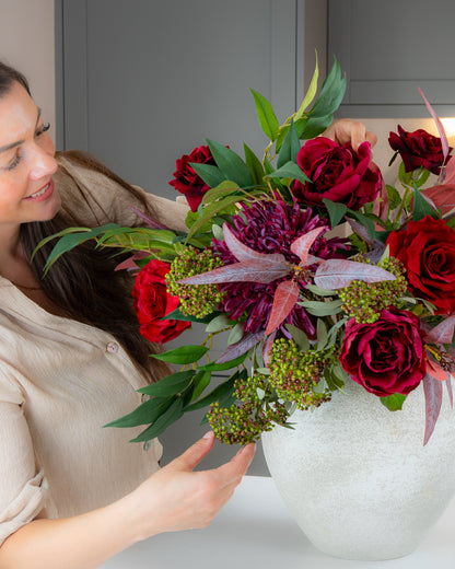 Merlot & Rose Bouquet
