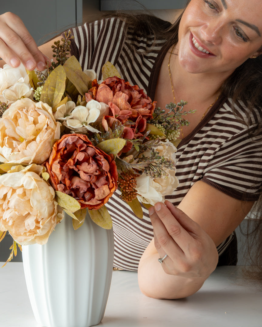 Autumn Peony Posy