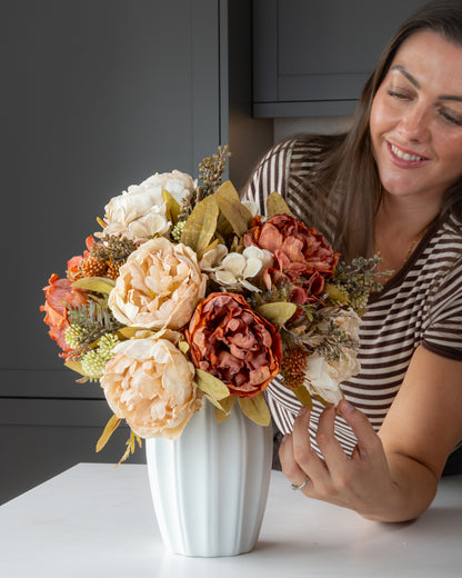 Autumn Peony Posy