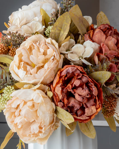 Autumn Peony Posy