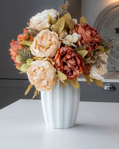 Autumn Peony Posy