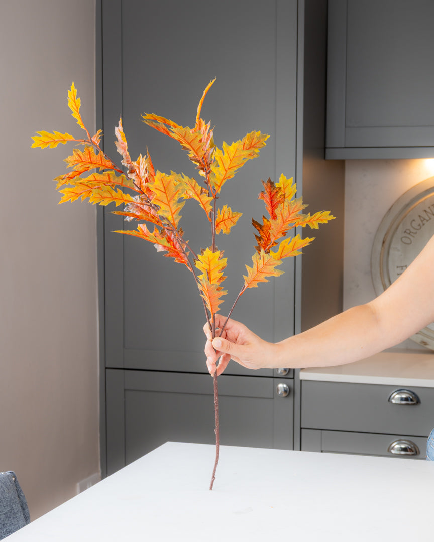 Golden Oak Leaf Spray