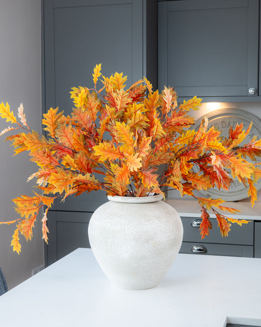 Golden Oak Leaf Spray