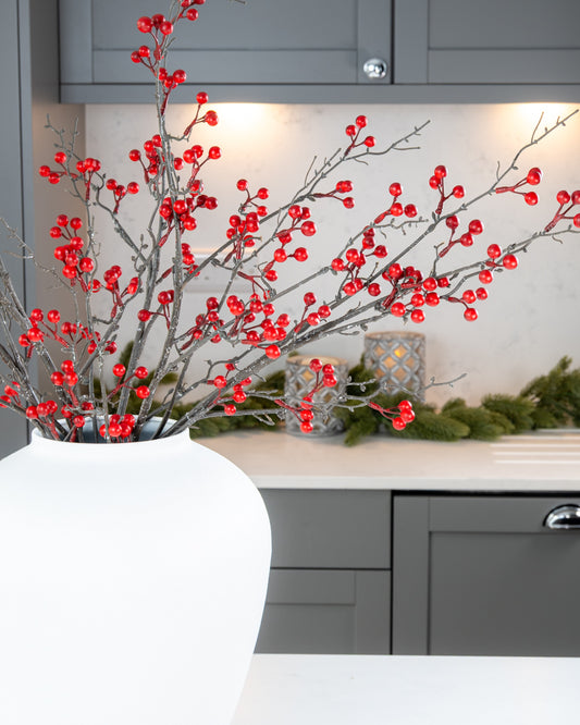 Winter Berry Spray - Red