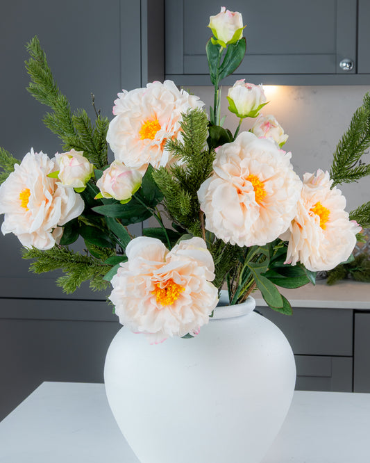 Winter Pale Pink Peony