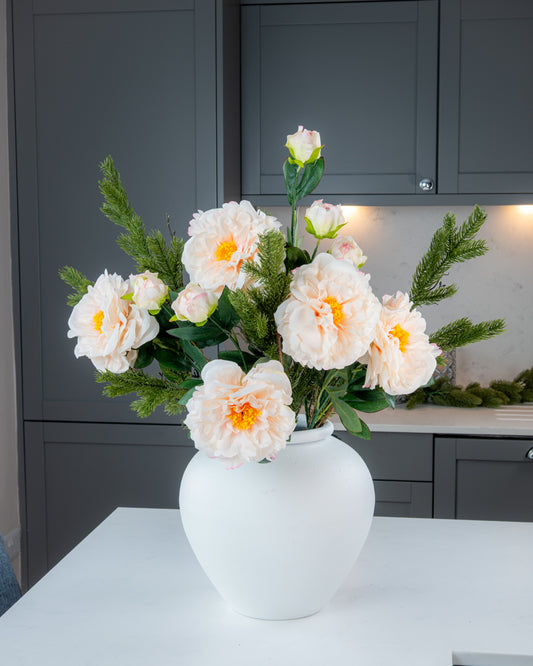 Winter Pale Pink Peony