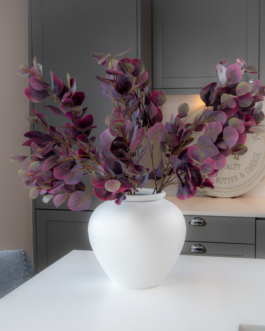 Deep Plum Eucalyptus Spray