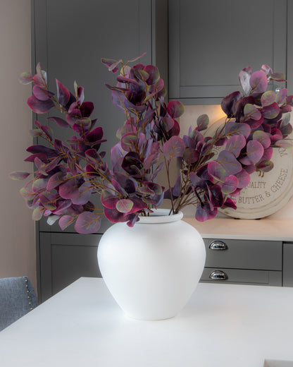 Deep Plum Eucalyptus Spray