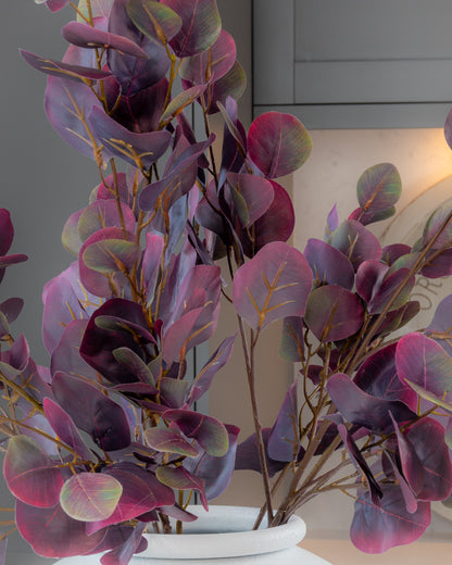 Deep Plum Eucalyptus Spray