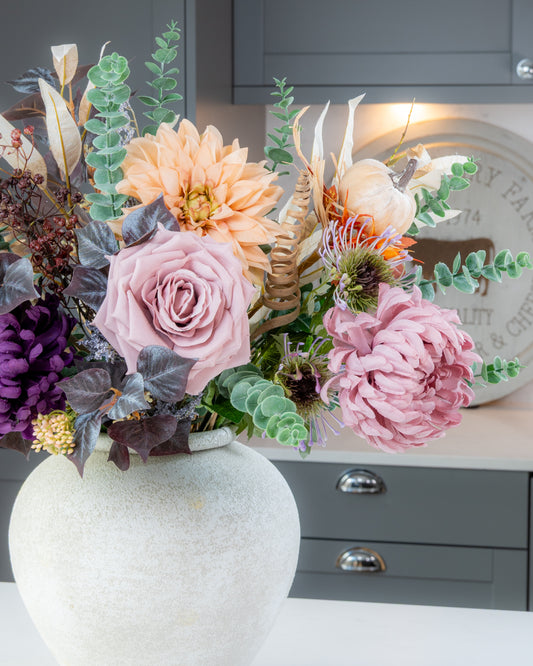 Autumn Mulberry Pumpkin Bouquet