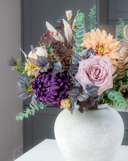 Autumn Mulberry Pumpkin Bouquet