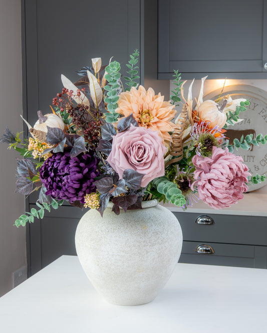 Autumn Mulberry Pumpkin Bouquet