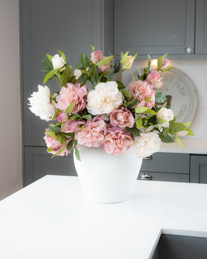 Pink & Cream Peony Bouquet
