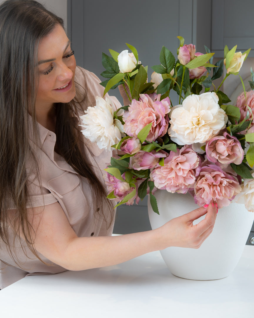 Pink & Cream Peony Bouquet