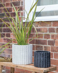 Load image into Gallery viewer, Chester Textured Planters set of 3 (2 colours)
