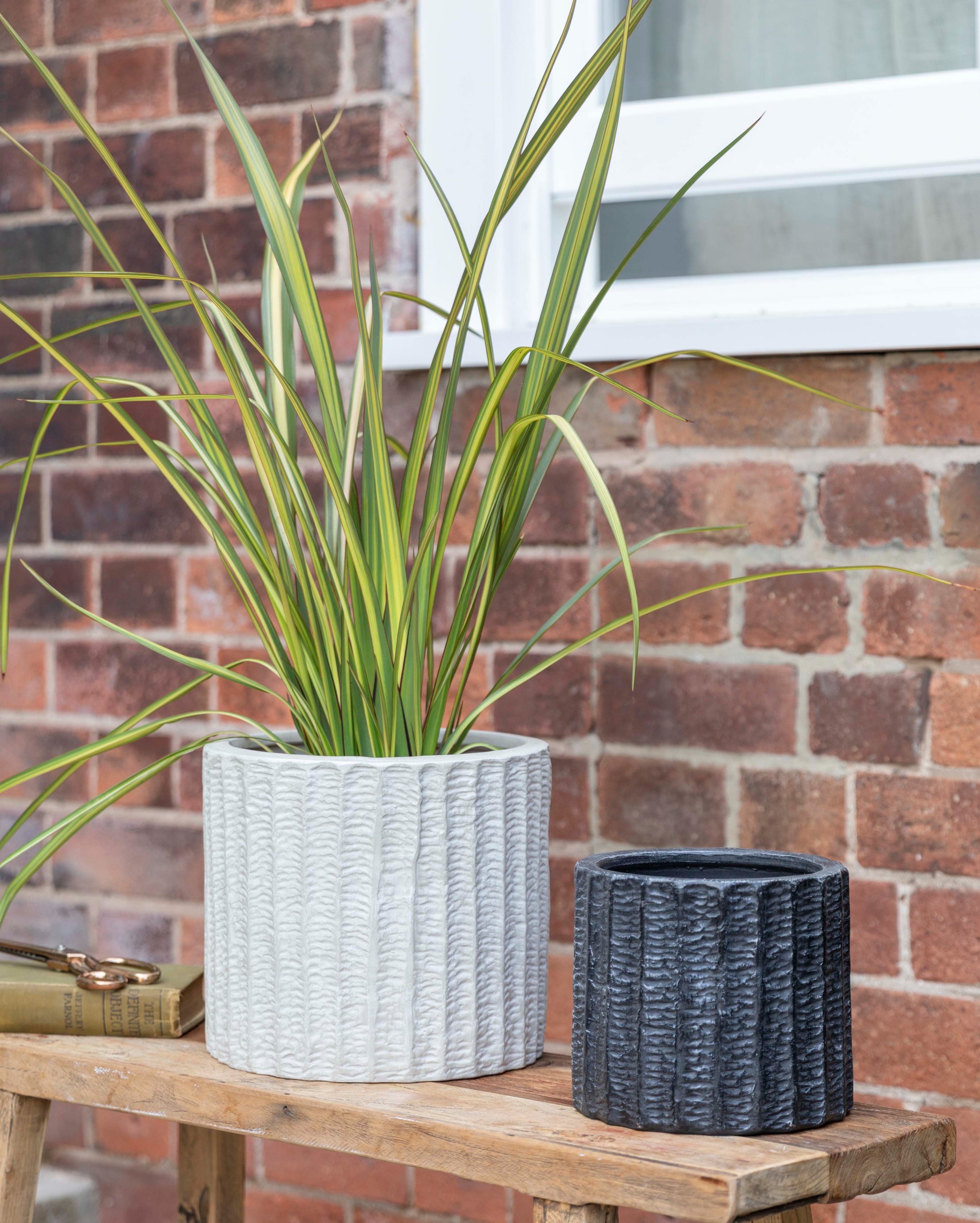 Chester Textured Planters set of 3 (2 colours)