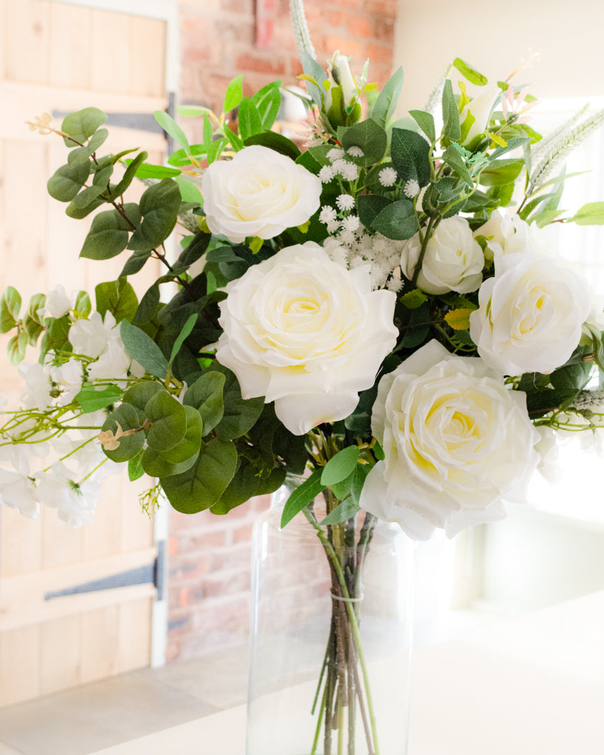 Luxury White & Green Bouquet