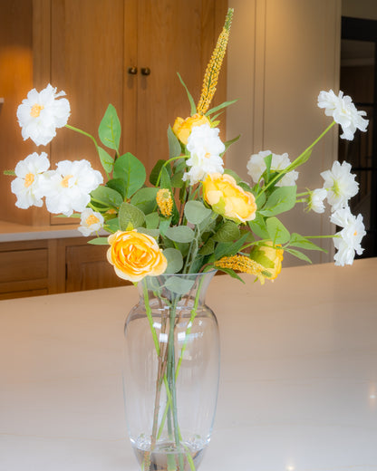 Yellow Spring Arrangement in Vase