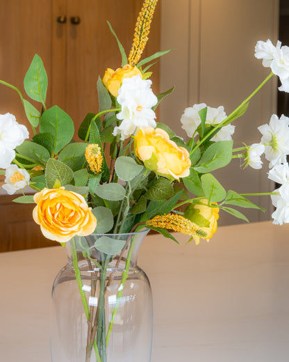 Yellow Spring Arrangement in Vase