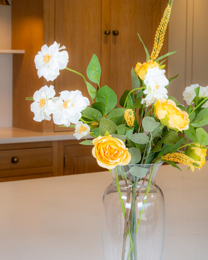 Yellow Spring Arrangement in Vase