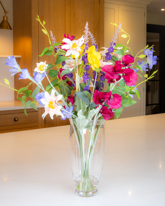 Sweet Pea Arrangement in Vase