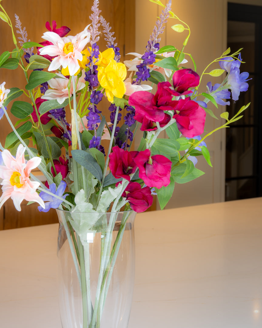 Sweet Pea Arrangement in Vase