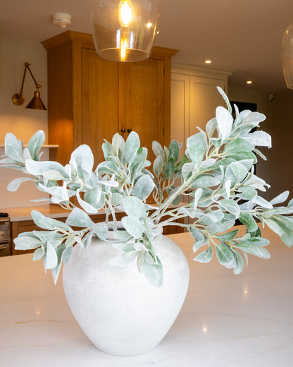 Flocked Lamb's Ear Stem