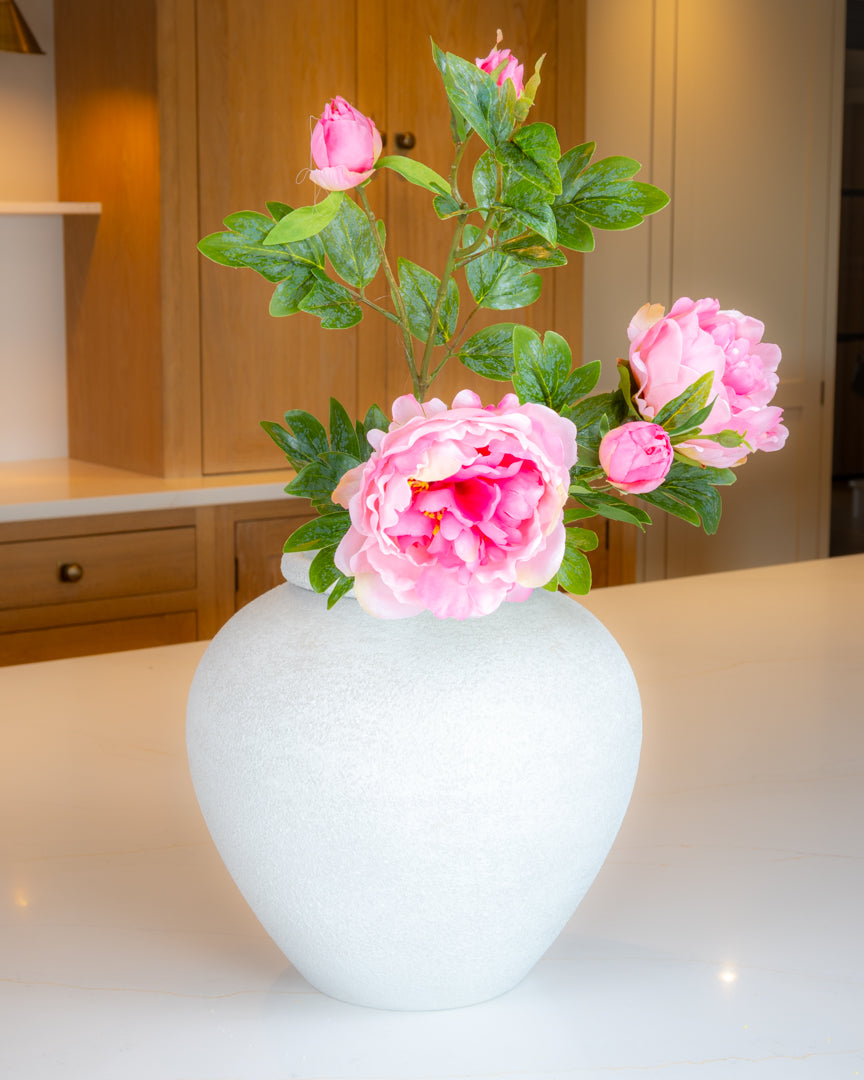 Large Peony Spray - Blush