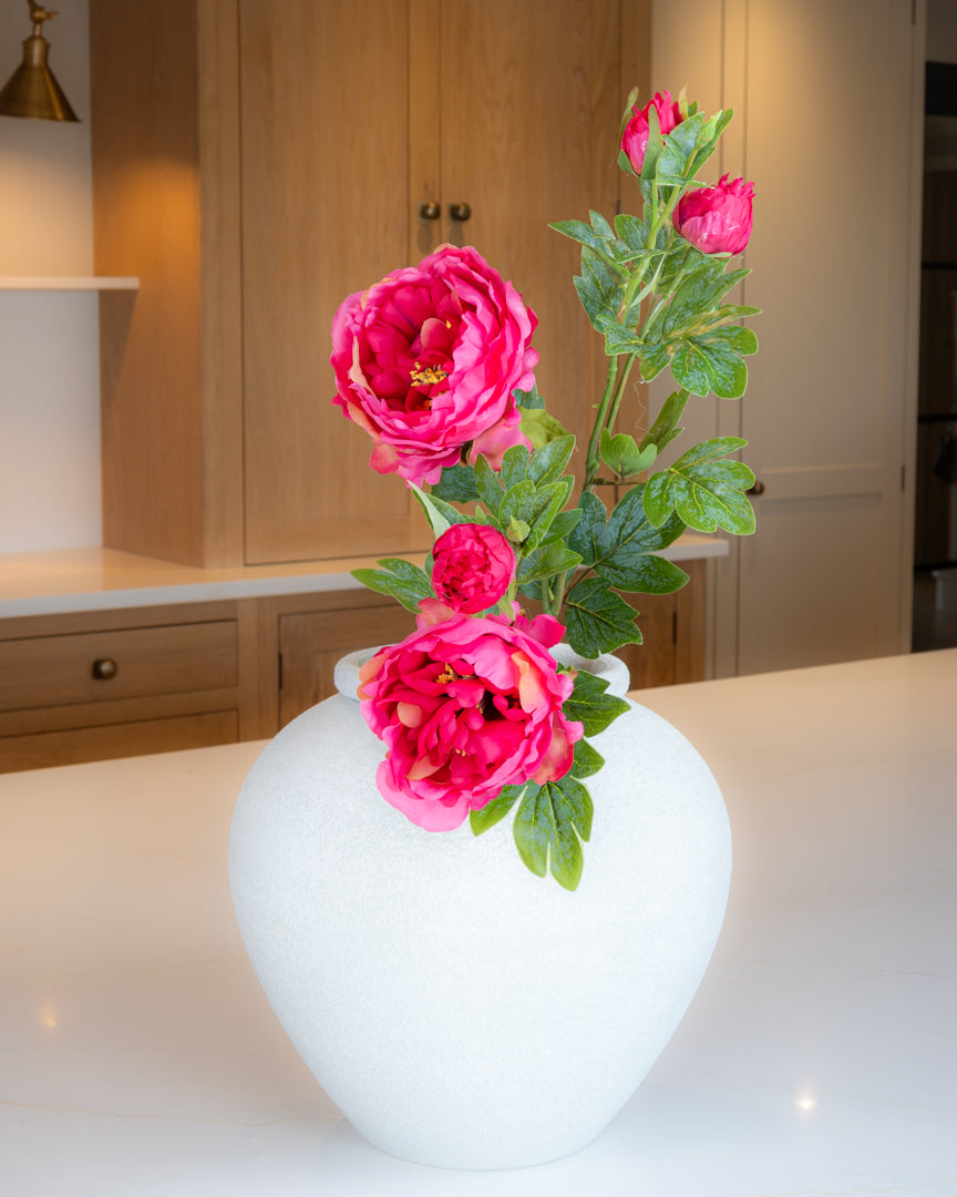 Large Peony Spray - Pink