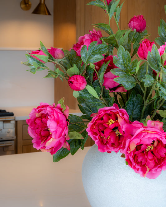 Large Peony Spray - Pink