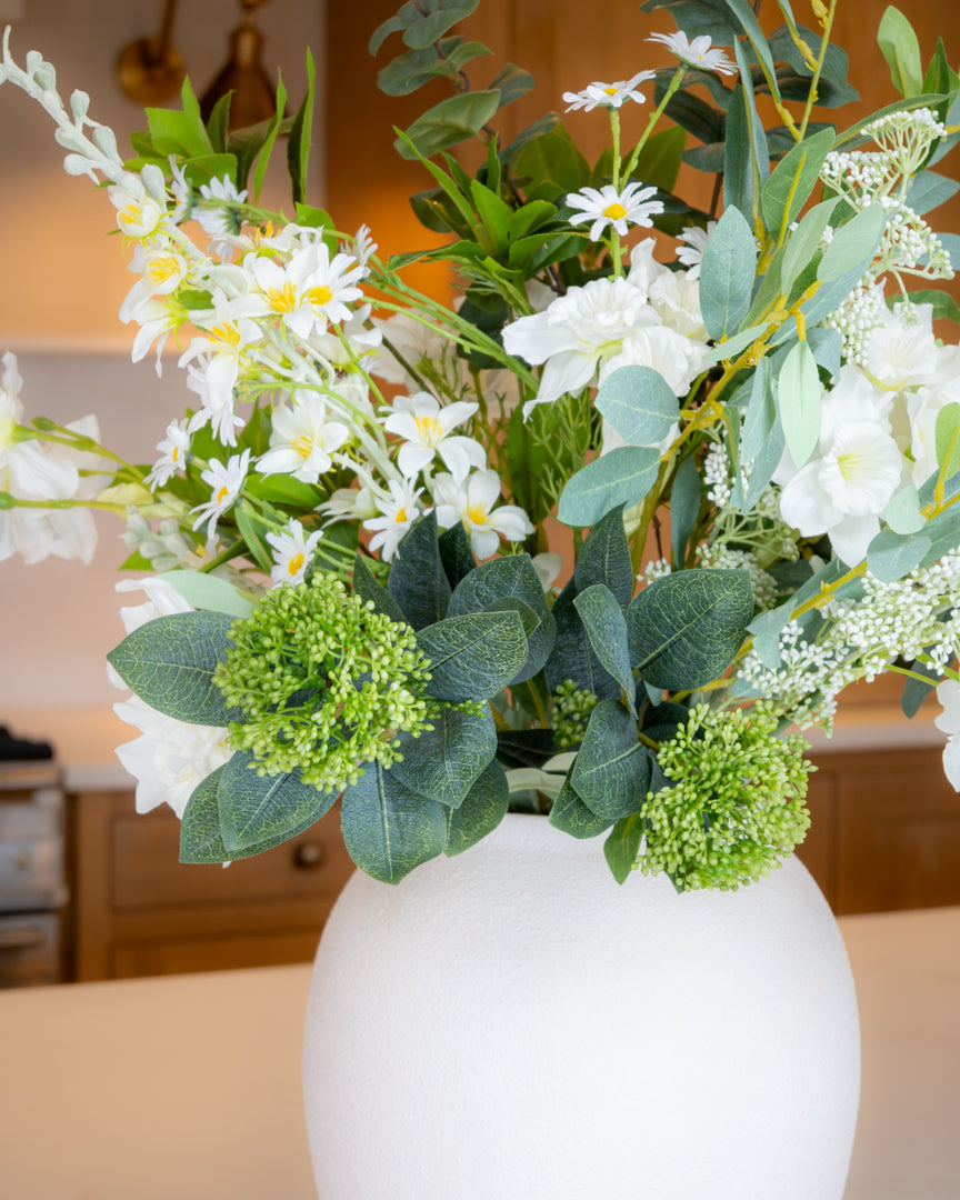 White and Spring Green Bouquet
