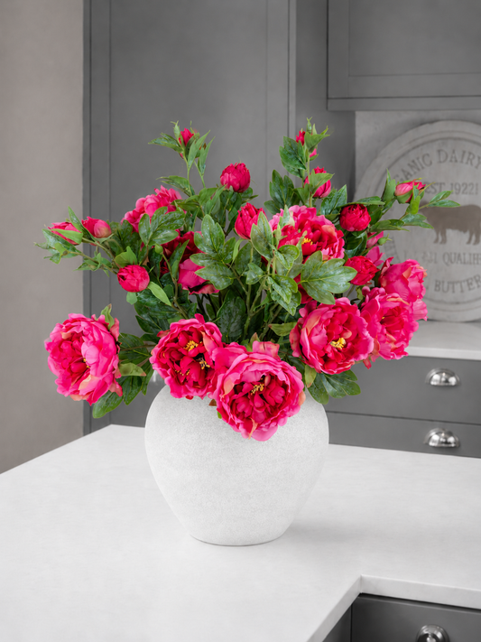 Large Peony Spray - Pink